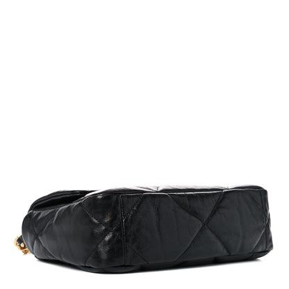 Chanel Goatskin Quilted Medium Chanel 19 Flap Black 4 of 11