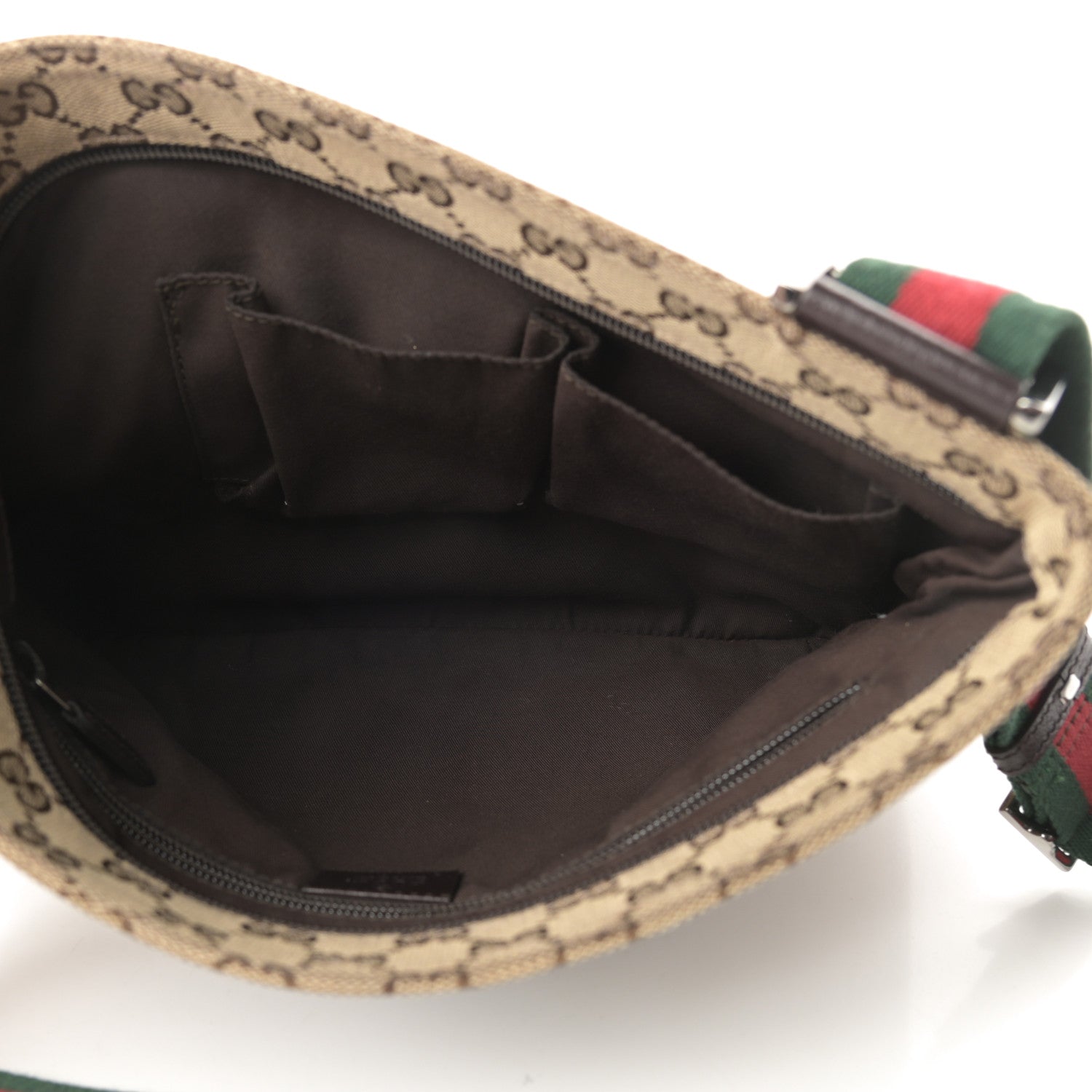 Gucci Monogram Signature Web Small Messenger Brown 5 of 12