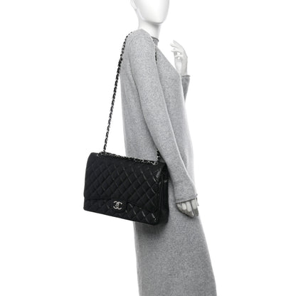 Chanel Caviar Quilted Maxi Double Flap Black 2 of 12