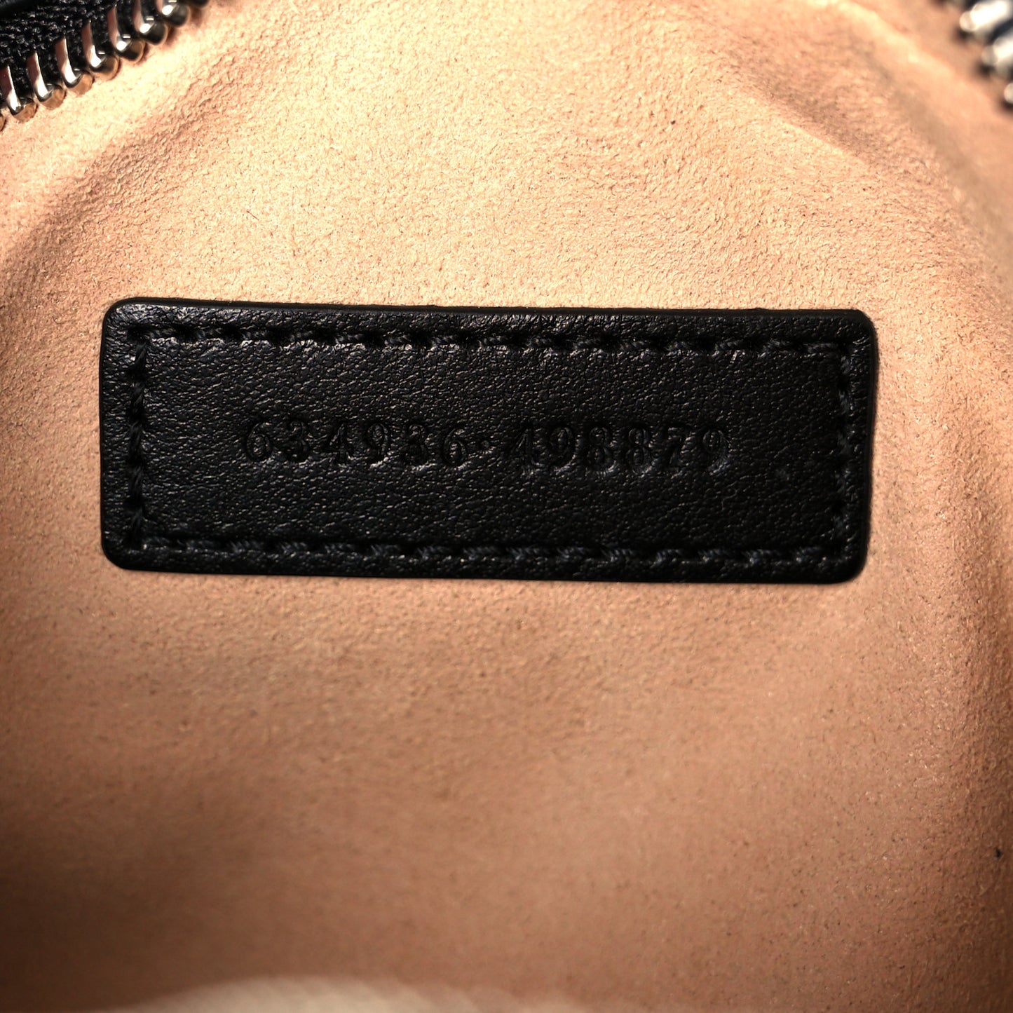 Calfskin Matelasse Aria Mini GG Marmont Chain Shoulder Bag Black