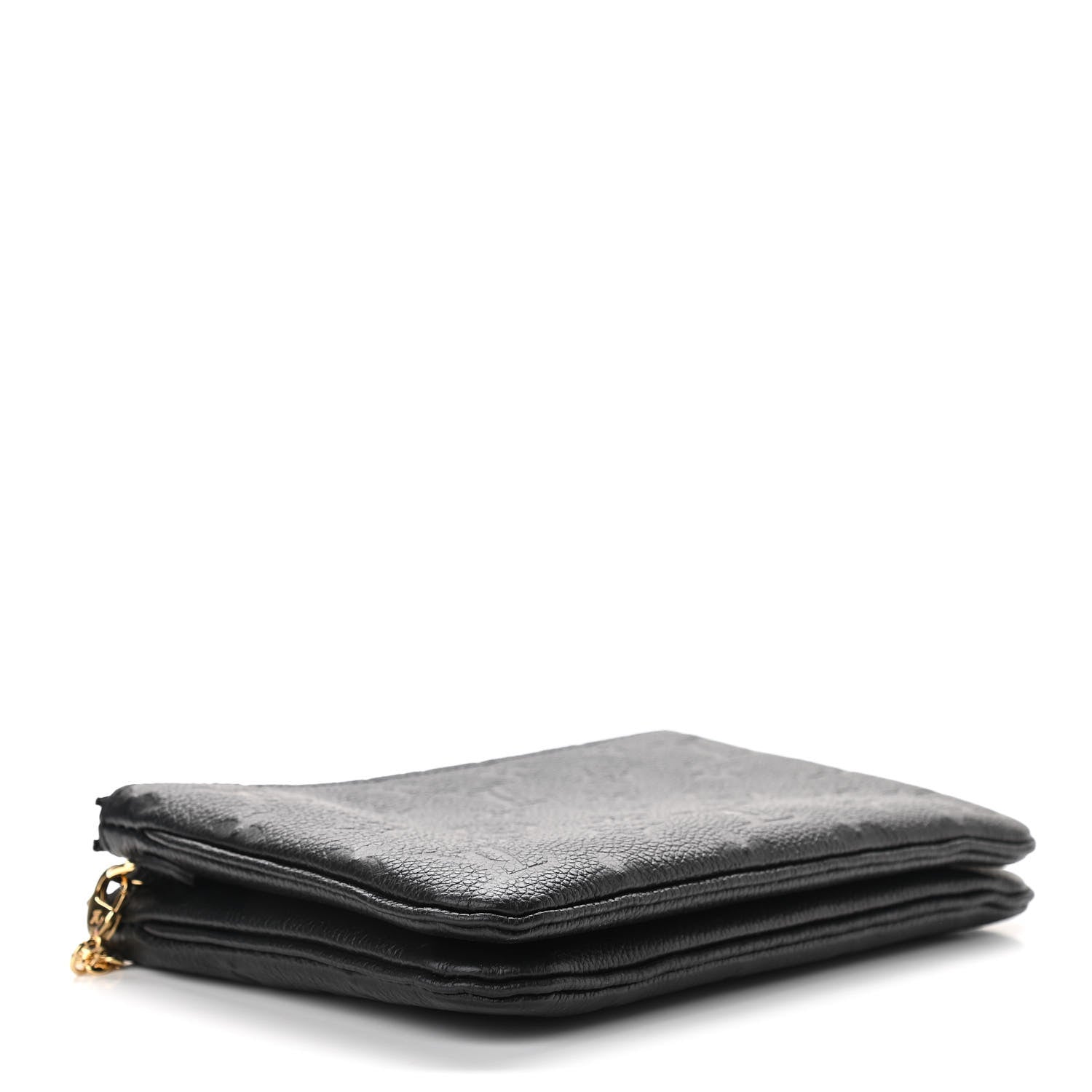 Louis Vuitton Empreinte Double Zip Pochette Black 4 of 9