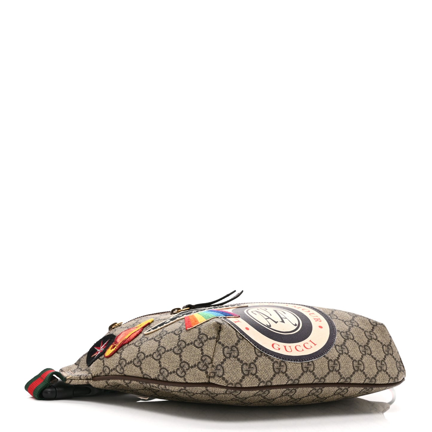 GG Supreme Monogram Courrier Belt Bag Beige New Acero