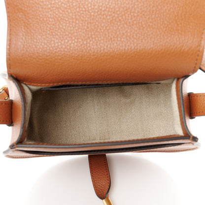 Chloe Calfskin Mini Marcie Round Crossbody Bag Tan 5 of 11