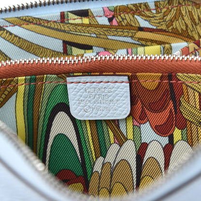 Hermes Epsom Silk'in Compact Wallet Bleu Brume 6 of 8