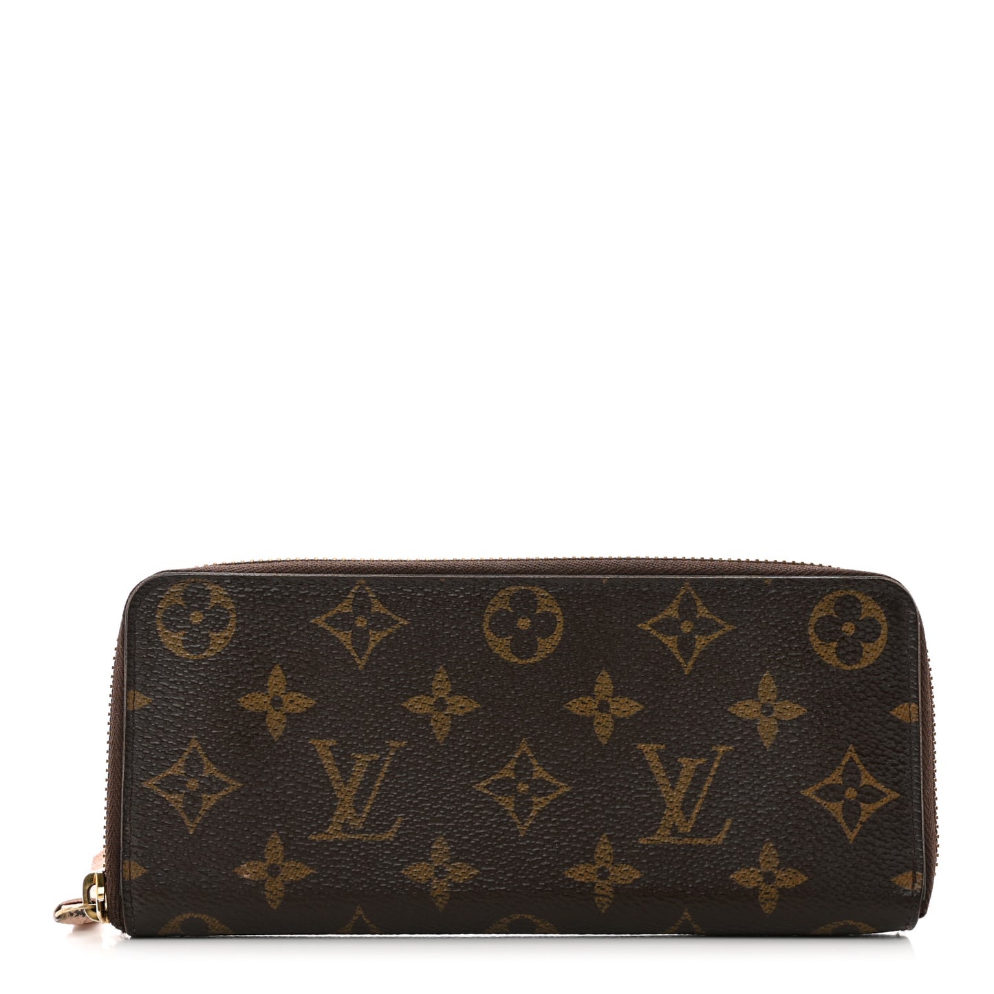Monogram Clemence Wallet Rose Ballerine