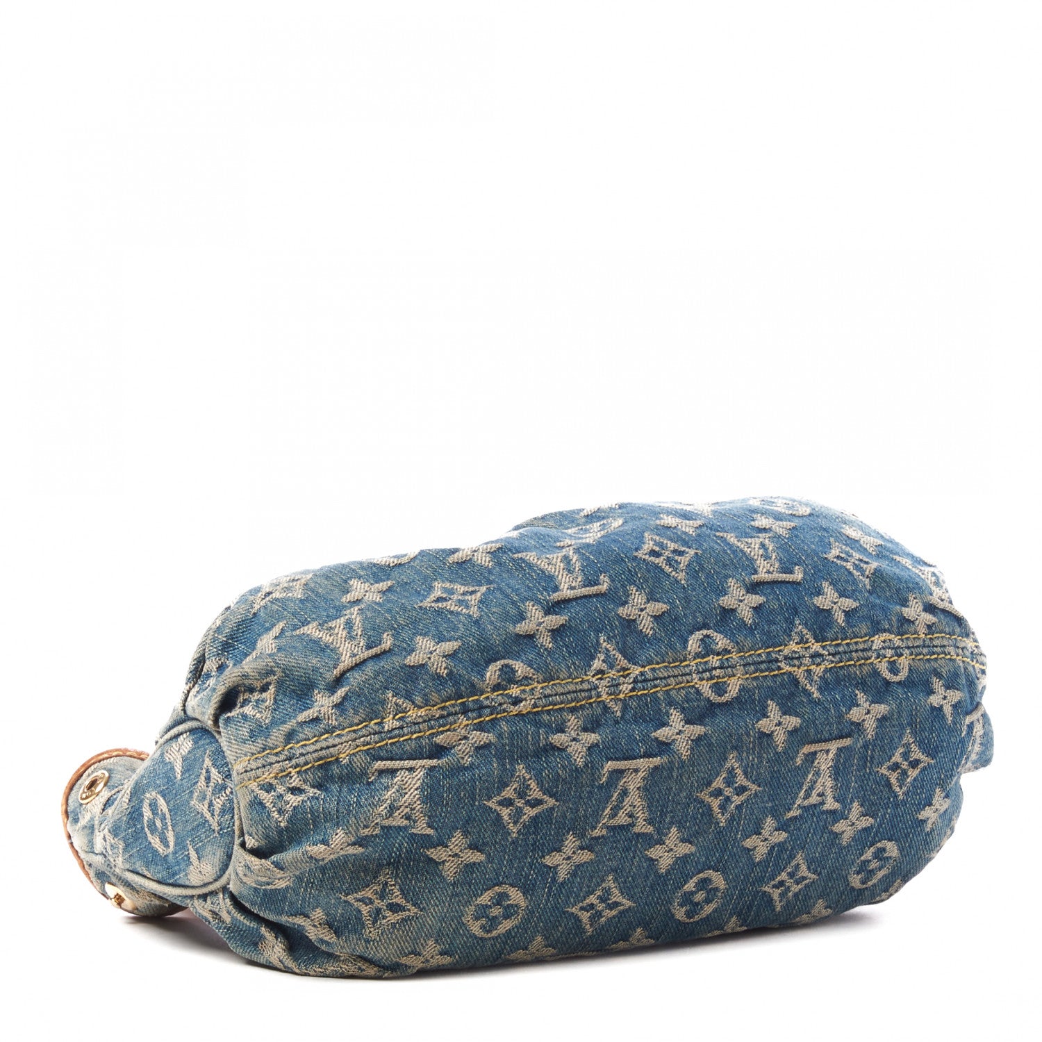 Louis Vuitton Monogram Denim Pleaty Blue 4 of 10