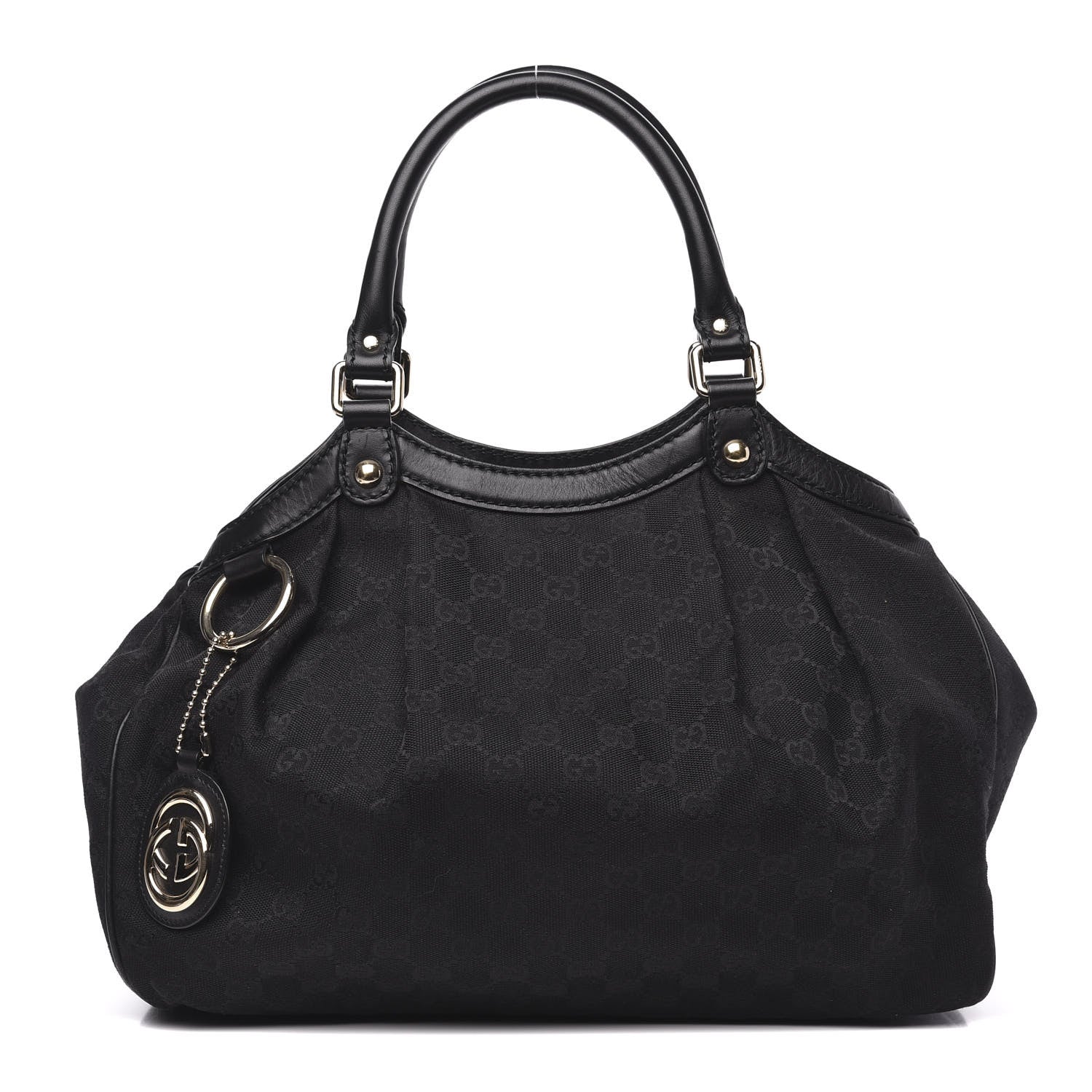 Gucci Monogram Medium Sukey Black 1 of 12
