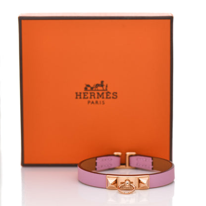 Hermes Swift Rivale Micro Bracelet T3 Mauve Sylvestre 5 of 5