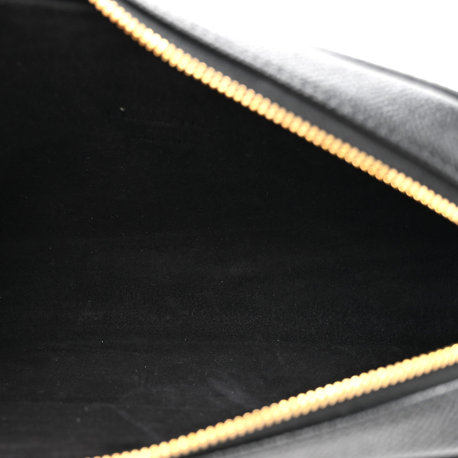 Christian Dior Grained Calfskin Caro Double Pouch Black 4 of 9