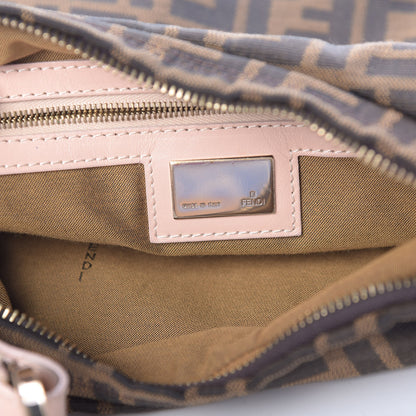 Fendi Zucca Cuoio Lucido Small Chef Hobo Tobacco Bois de Rose 6 of 11