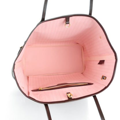 Louis Vuitton Damier Ebene Neo Neverfull MM Rose Ballerine 5 of 9