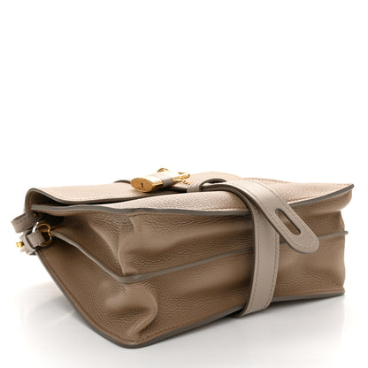 Chloe Grained Calfskin Medium Aby Day Shoulder Bag Motty Grey 4 of 10