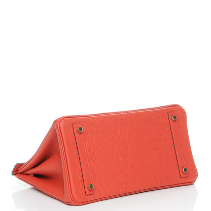 Hermes Togo Birkin 30 Geranium 5 of 27