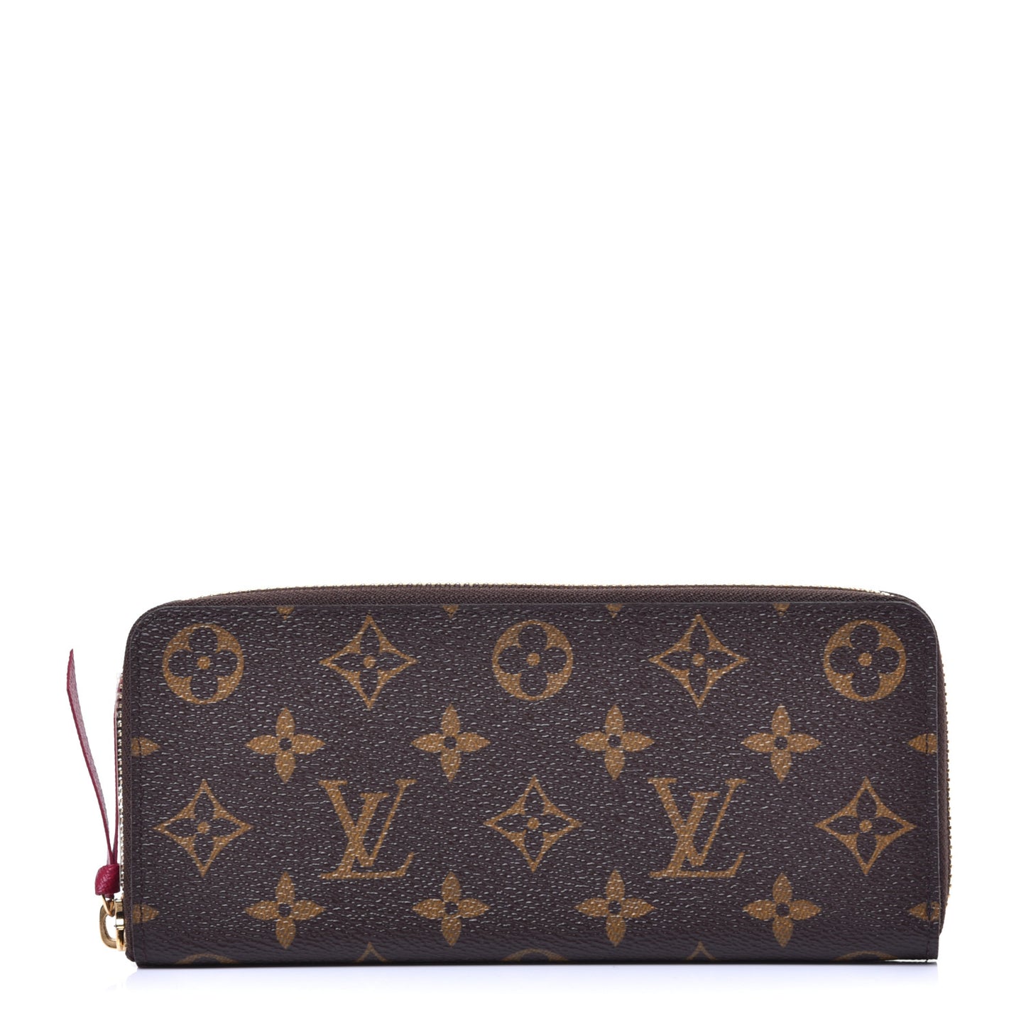 Monogram Clemence Wallet Fuchsia