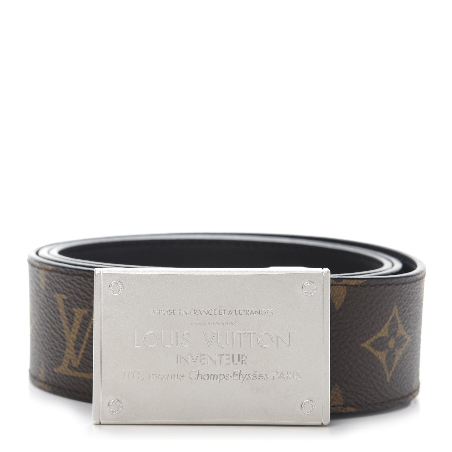 Monogram 35mm LV Inventeur Reversible Belt 95 38