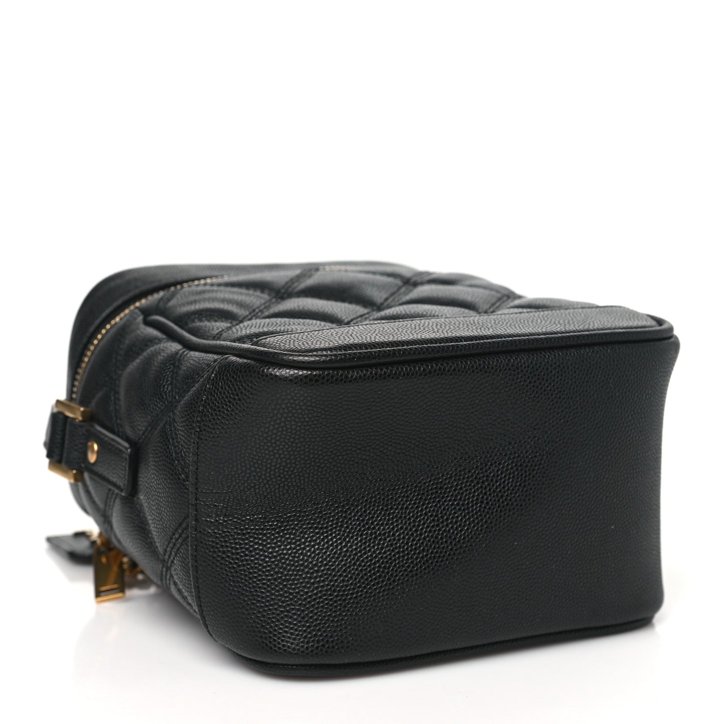 Grain de Poudre Quilted 80's Vanity Bag Black