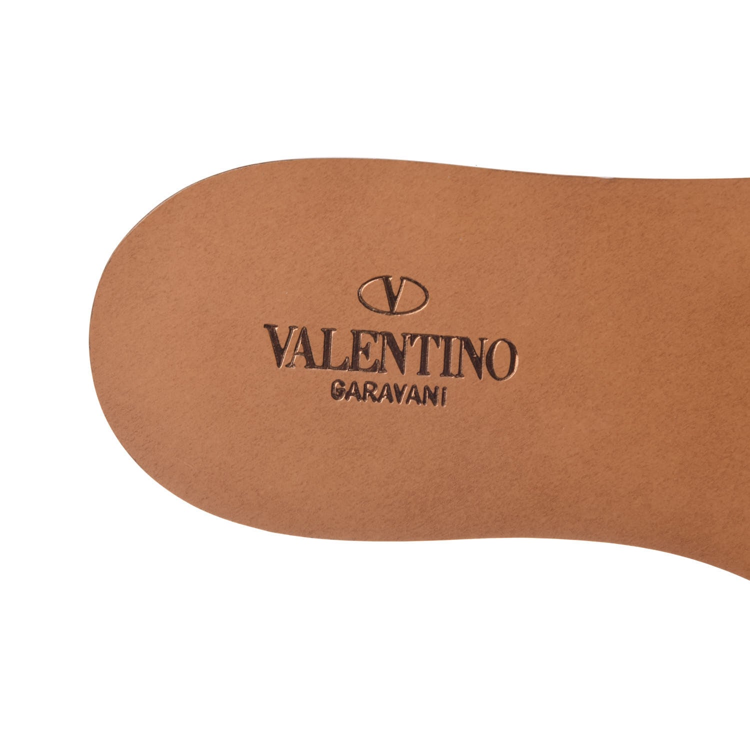 Valentino Garavani Raffia Vlogo Flat Slide Sandals 35 Natural 7 of 8