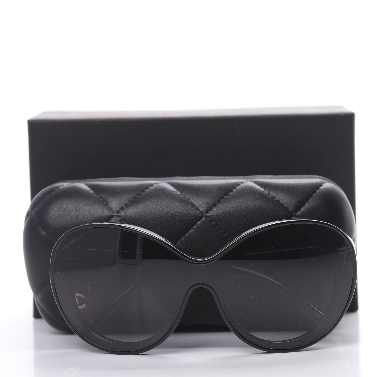Chanel Shield Sunglasses 71281 Black 8 of 8