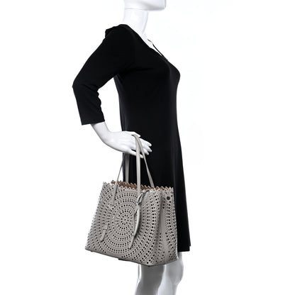 Alaia Lux Calfskin Vienne Mina 32 Bag Perle 2 of 9
