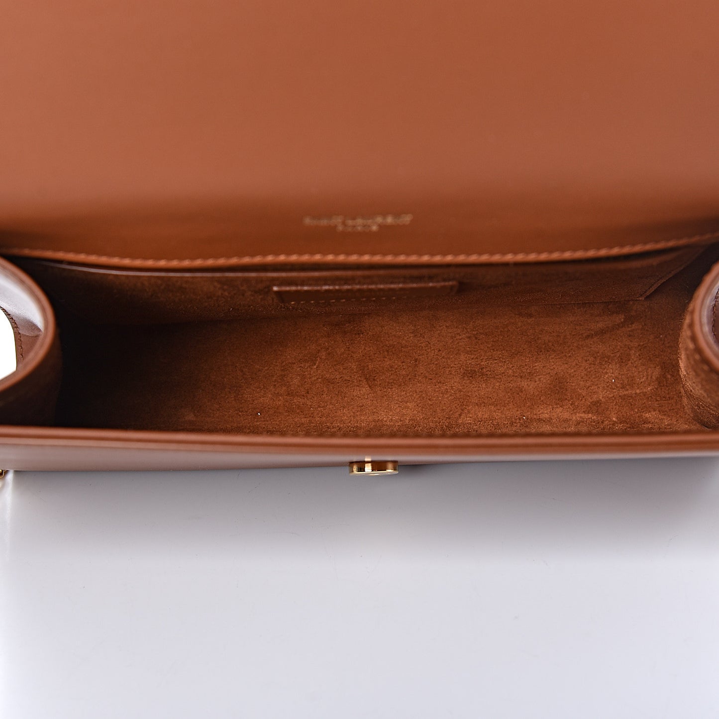 Smooth Calfskin Medium Classic Monogram Kate Tassel Brown