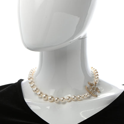 Chanel Pearl CC 100th Anniversary Necklace Light Gold 2 of 7