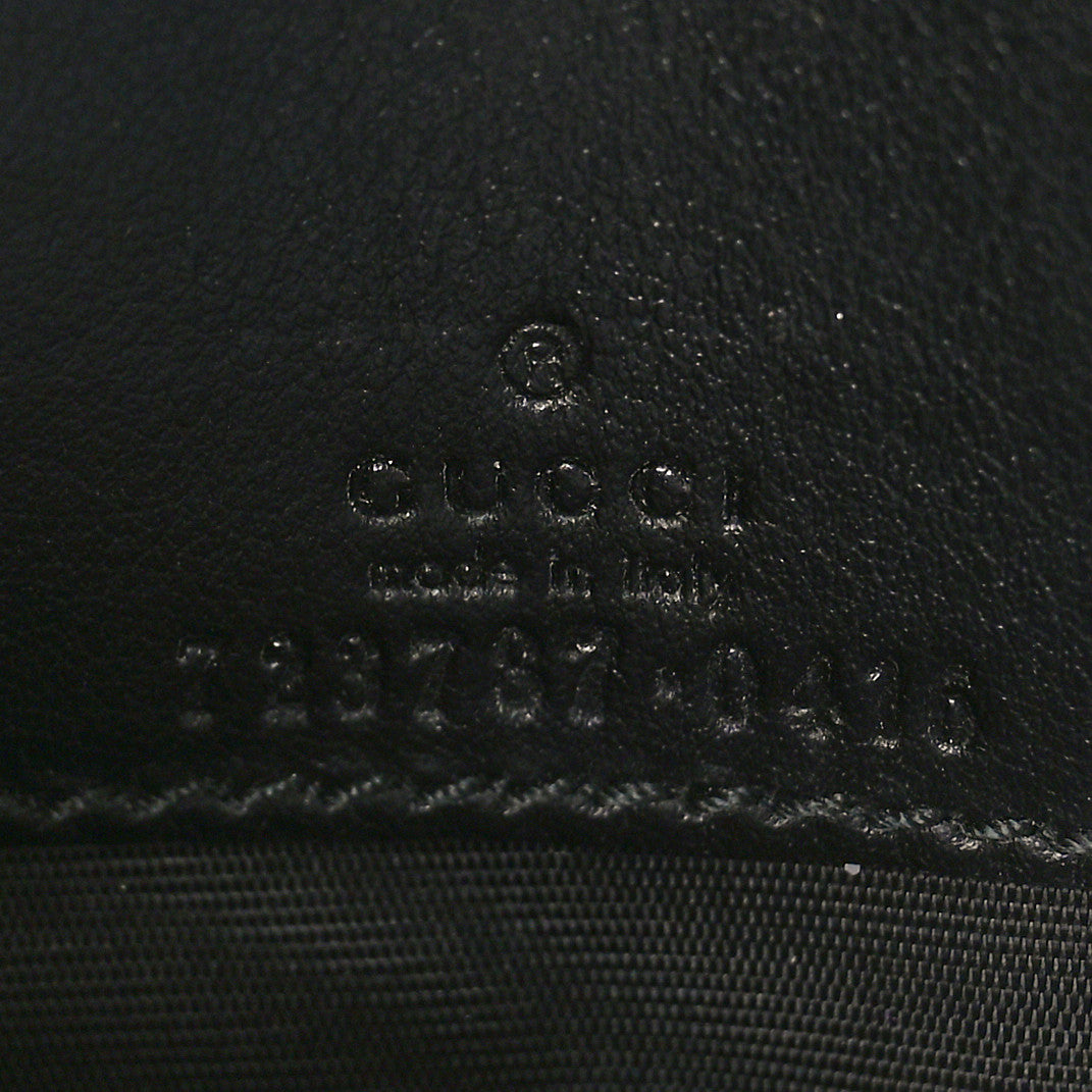 Gucci Calfskin GG Matelasse Chain Wallet Black 7 of 10