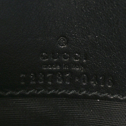 Gucci Calfskin GG Matelasse Chain Wallet Black 7 of 10