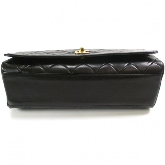 Lambskin Jumbo Flap Black