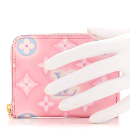 Louis Vuitton Vernis Valentine Zippy Coin Purse Light Pink Neon 2 of 10