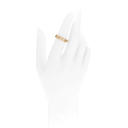 Chanel Metal CC Ring 52 6 Gold 2 of 5