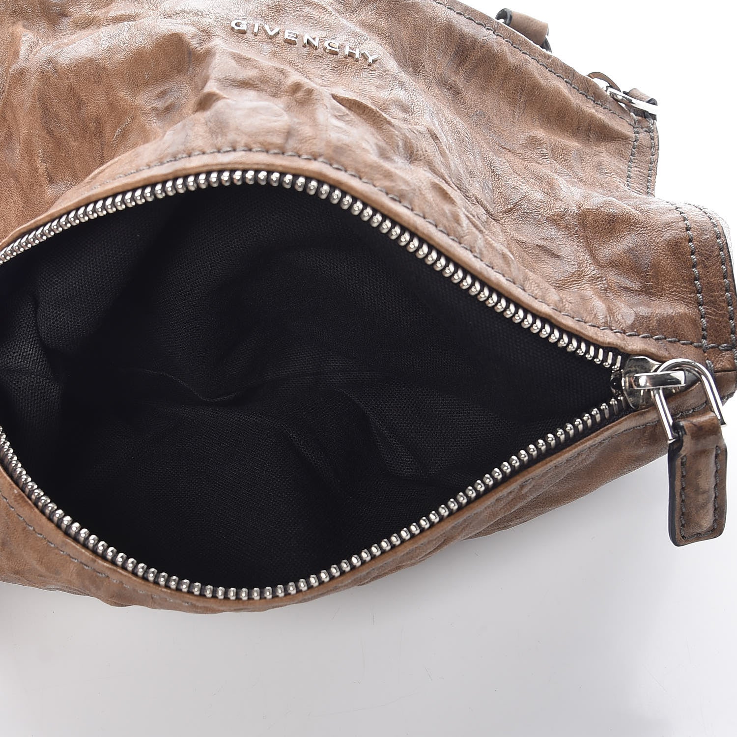 Givenchy Tumbled Sheepskin Small Pandora Charcoal 6 of 16