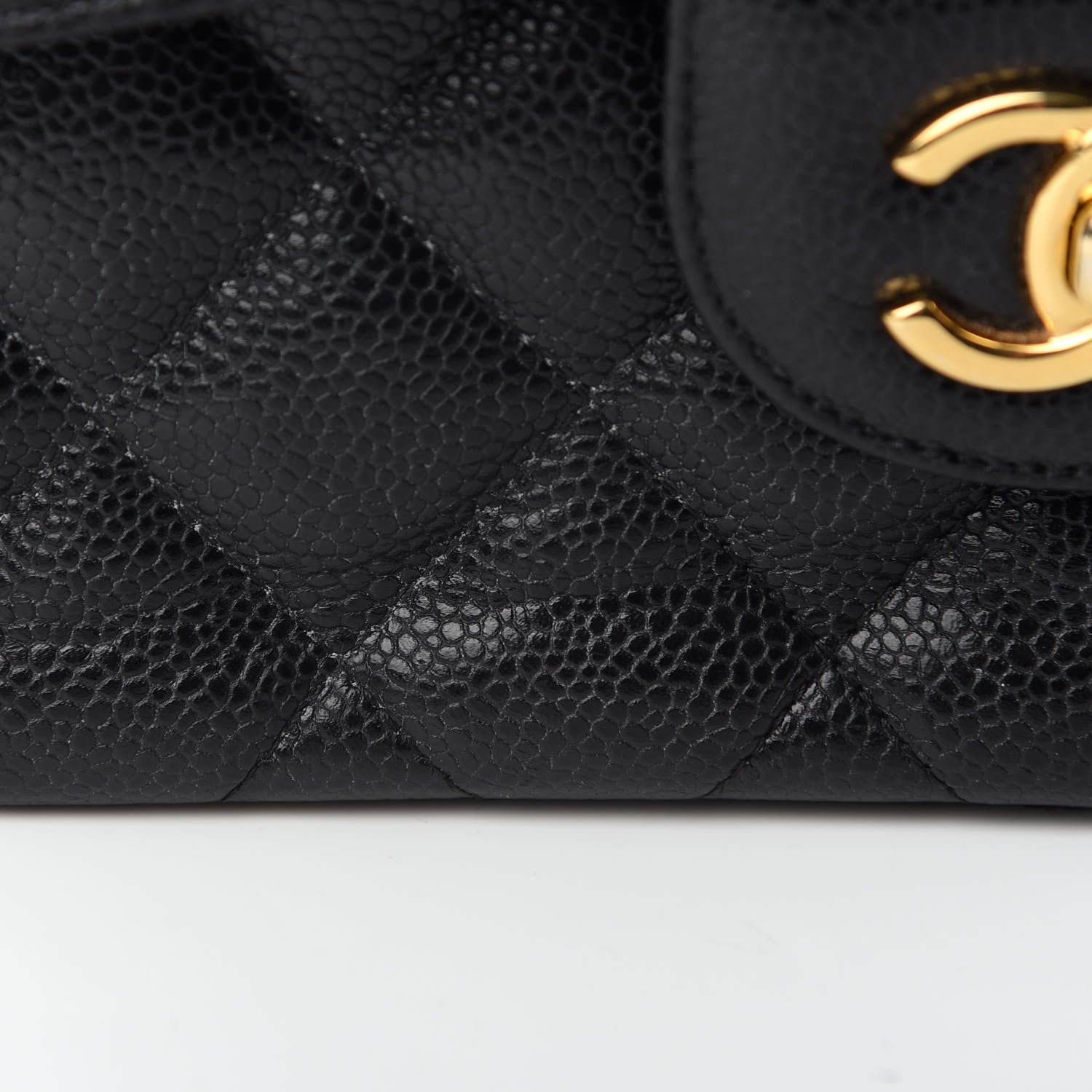 Chanel Caviar Quilted Jumbo Double Flap Black 11 of 11
