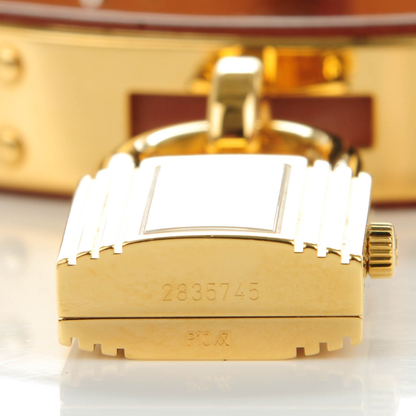 Stainless Steel Barenia 20mm Kelly Cadena Quartz Watch Fauve