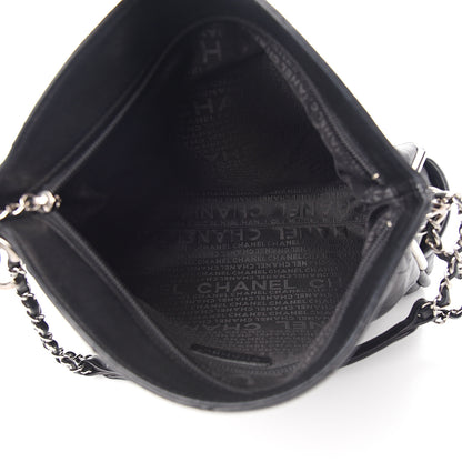 Chanel Lambskin Stitched Medium Ultimate Soft Tote Black 4 of 9