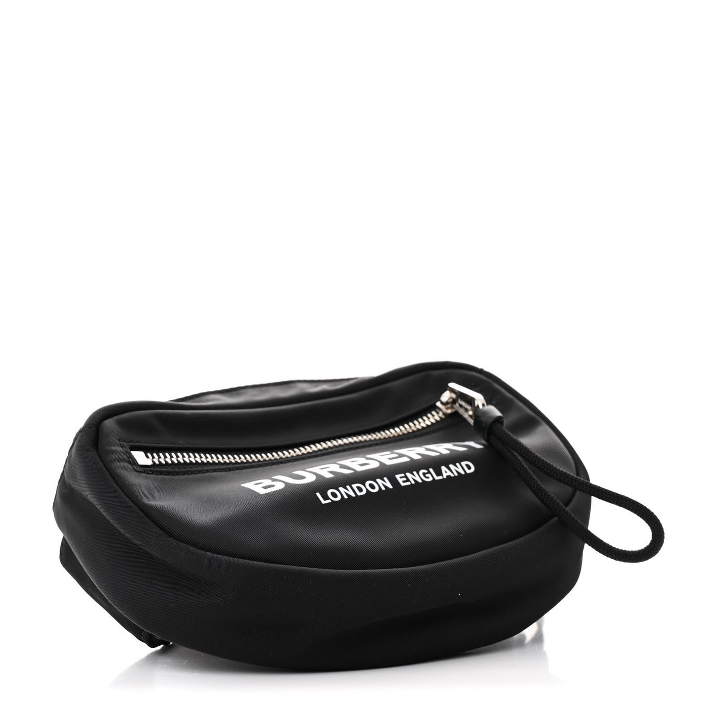Econyl Logo Print Small Cannon Bum Bag Black