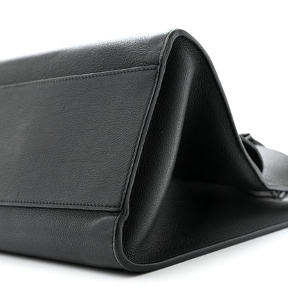 Louis Vuitton Soft Calfskin Lockme Tote MM Black 9 of 17