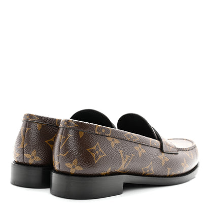 Louis Vuitton Monogram Chess Flat Loafer 37.5 4 of 8