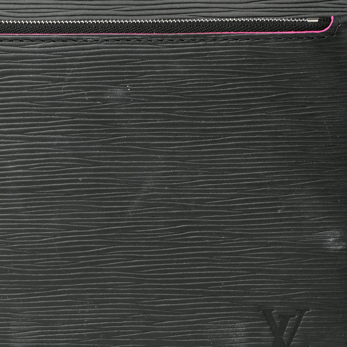 Epi Neverfull MM Black Hot Pink