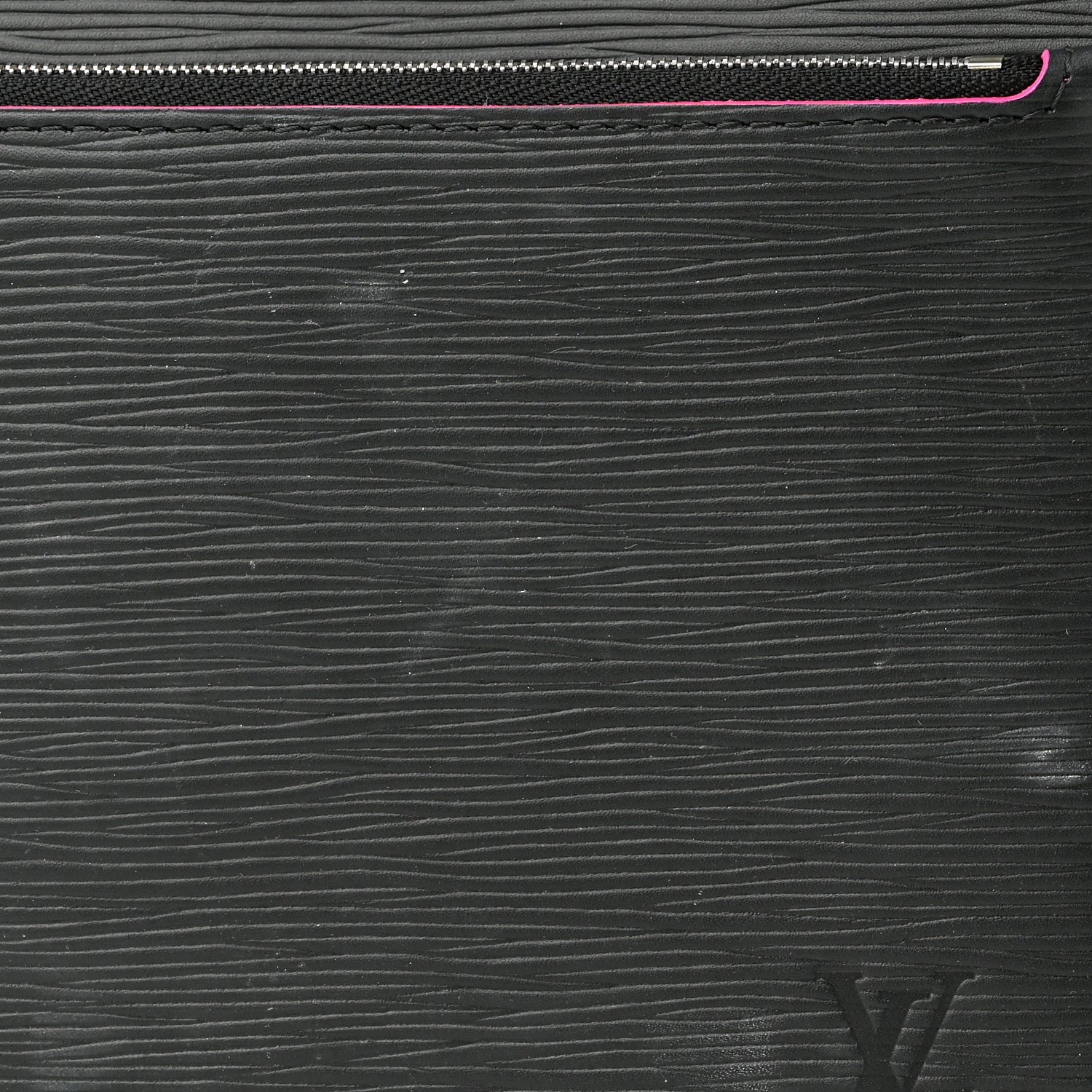 Louis Vuitton Epi Neverfull MM Black Hot Pink 11 of 12