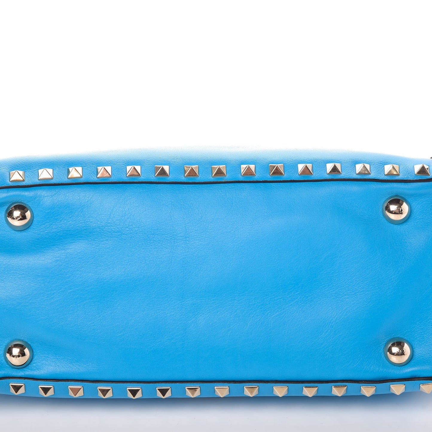 Vitello Small Rockstud Tote Parrot