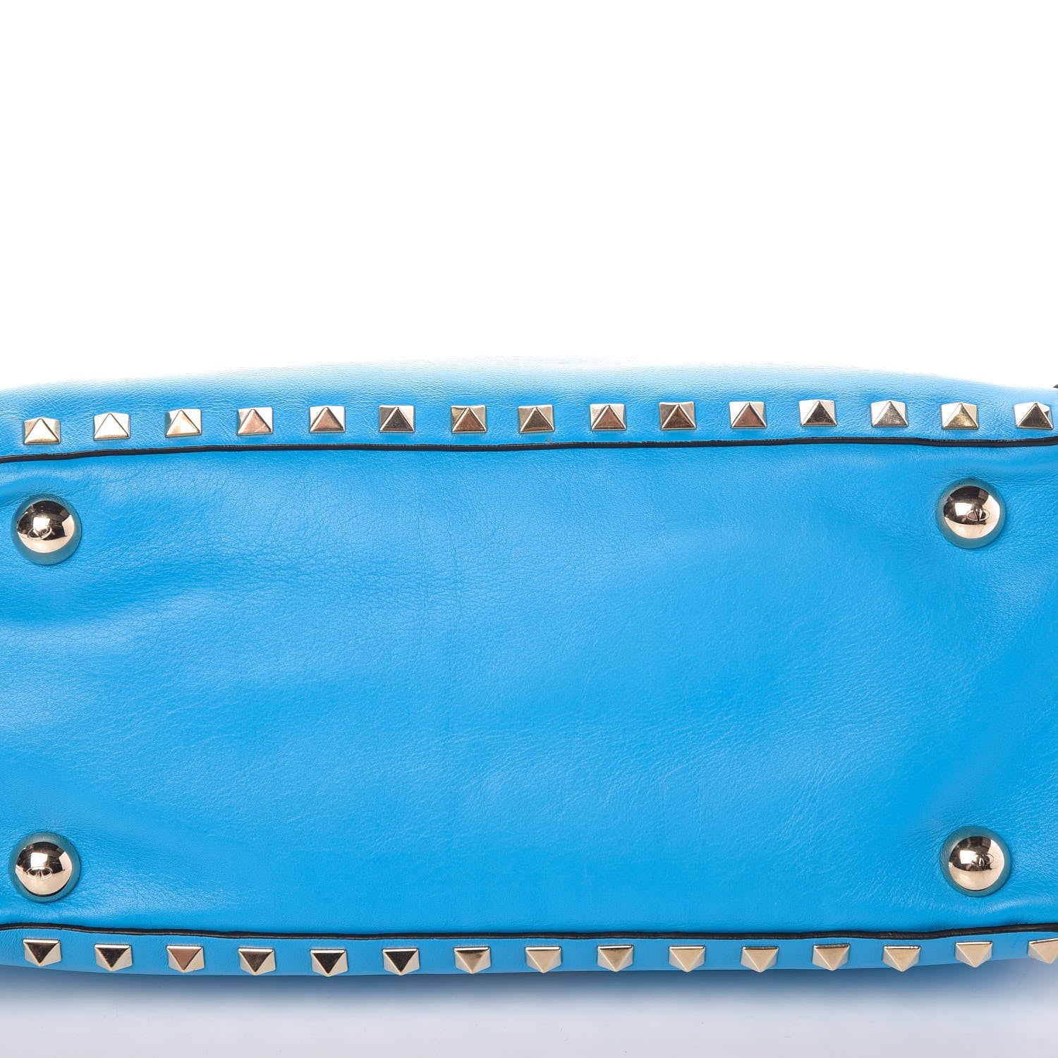 Valentino Garavani Vitello Small Rockstud Tote Parrot 22 of 24