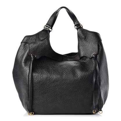 Givenchy Pebbled Calfskin Hobo Black 1 of 10