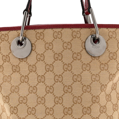 Gucci Monogram Small Eclipse Tote Red 8 of 14