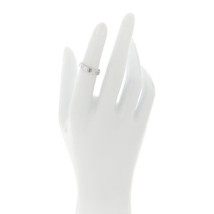 Cartier 18K White Gold 3.5mm LOVE Wedding Band Ring 49 5 2 of 4