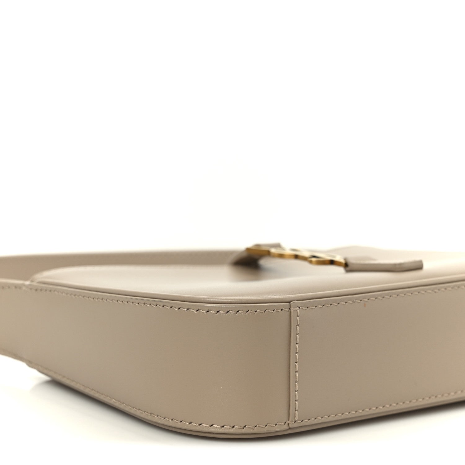 Saint Laurent Vegetable Le 5 A 7 Mini Hobo Dark Beige 9 of 10