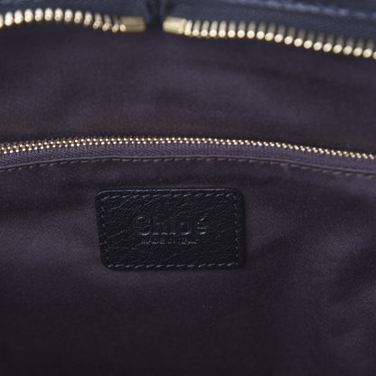 Chloe Grained Calfskin Brooke Satchel Black 7 of 8