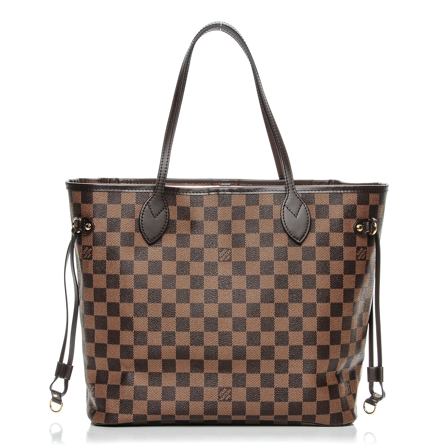 Damier Ebene Neo Neverfull MM Rose Ballerine