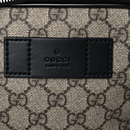 Gucci GG Supreme Monogram Web Belt Bag Black 14 of 15