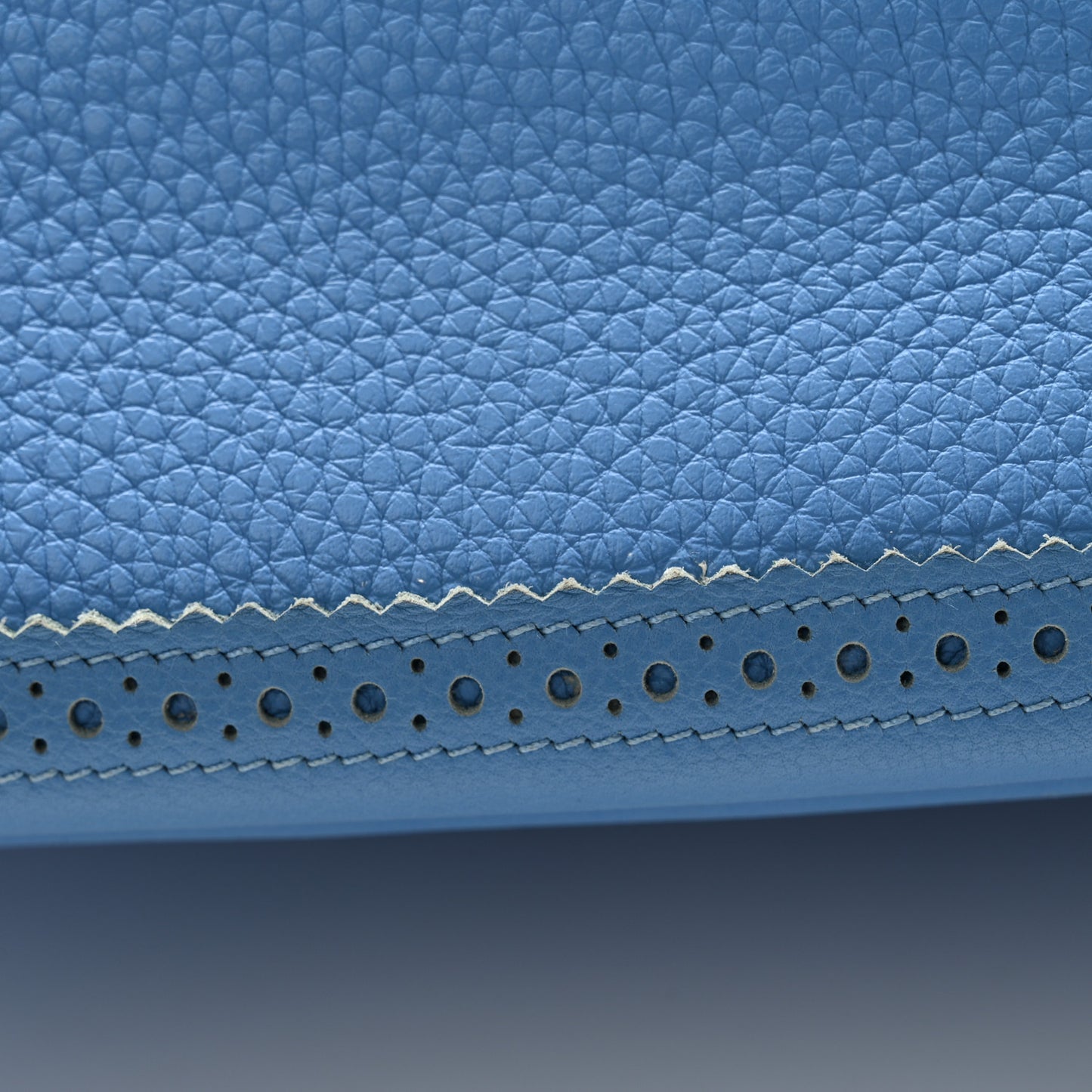 Togo Swift Ghillies Birkin 35 Bleu Paradis