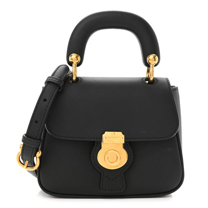 Burberry Trench Calfskin Mini DK88 Top Handle Bag Black 1 of 11